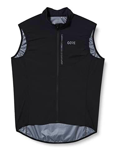 GORE WEAR Chaleco de ciclismo Spirit para hombre, GORE-TEX INFINIUM, L, Negro