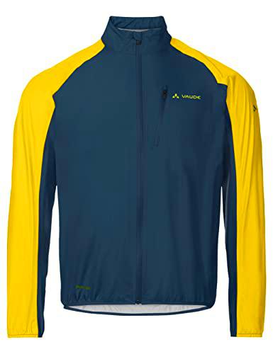 VAUDE Chaqueta Drop III para Hombre, Dark Sea/Yellow, XL