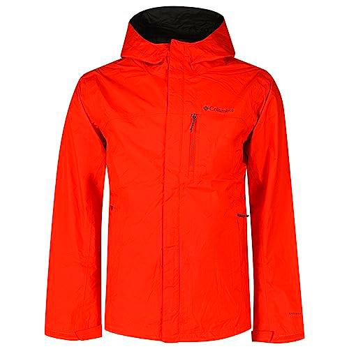 Columbia Verter Adventure Chubasquero, Spicy, XX-Large para Hombre