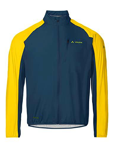 VAUDE Chaqueta Drop III para Hombre, Dark Sea/Yellow, XXL