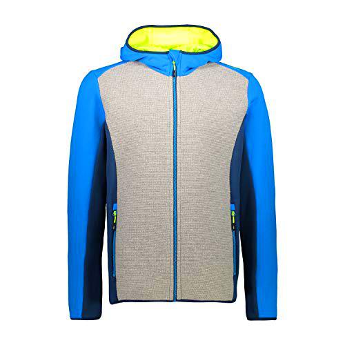 CMP Giacca Stretch Wooltech Chaqueta, Hombre, River, 50