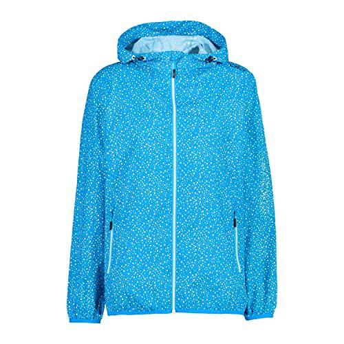 CMP Mujer con Capucha Fija-31x7296 Chaqueta de Lluvia