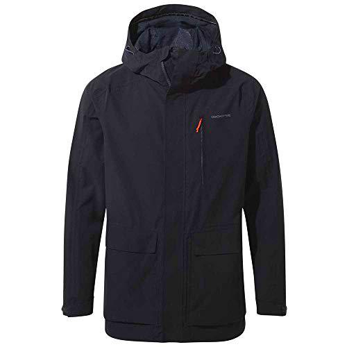 Craghoppers Lorton Chaquetas Impermeable Shell, Azul Marino