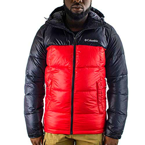 Columbia Pike Lake Chaqueta con Capucha, Hombre, Rojo