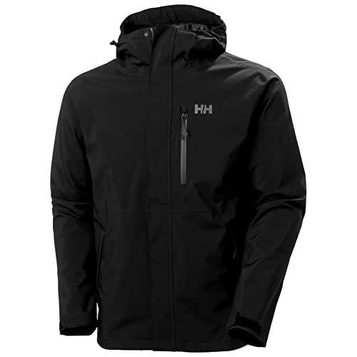 Helly Hansen JUELL Storm Jacket Chaqueta, Black, Large para Hombre