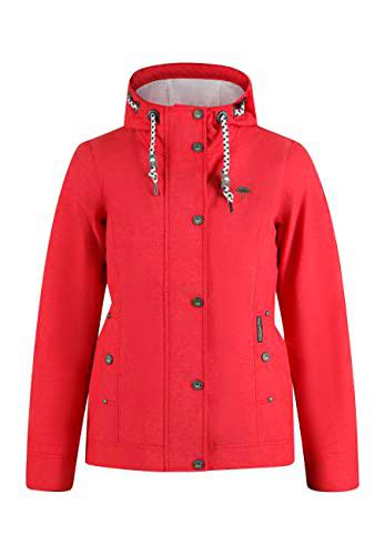 PLUMDALE Chubasquero, Red Melange, L para Mujer