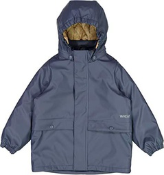 Wheat Chaqueta Impermeable térmica Unisex Aju - 100% Impermeable, Gris Azul