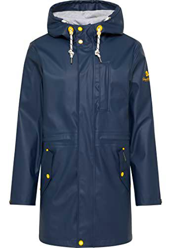 SCHMUDDELWEDDA Impermeable, Marine, L para Hombre