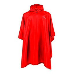 Joluvi Unisex Poncho Nylon Rip Chubasquero, Rojo, Talla única