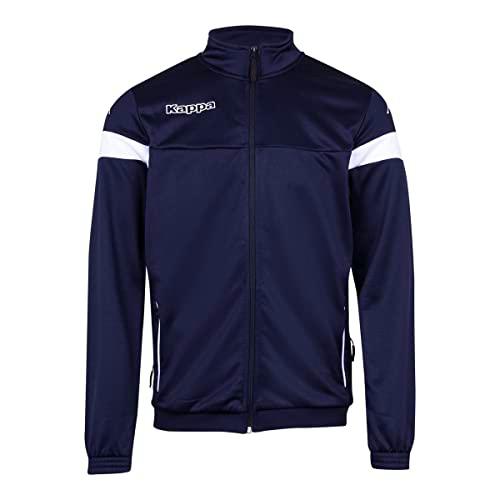 Kappa VACONE JKT Chaqueta, Hombre, Azul Marino/Blanco, L