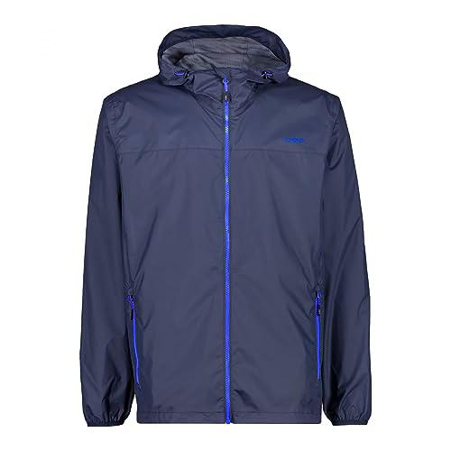 CMP Chaqueta Hombre Rain Fix Capucha, B. Azul-azulado, 58