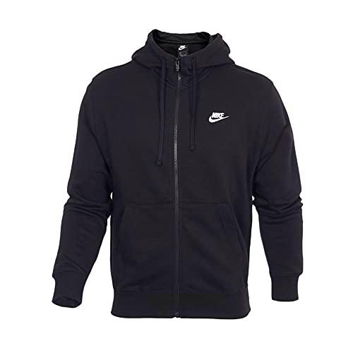 Nike M NSW Club Sudadera, Hombre, Black White, XL