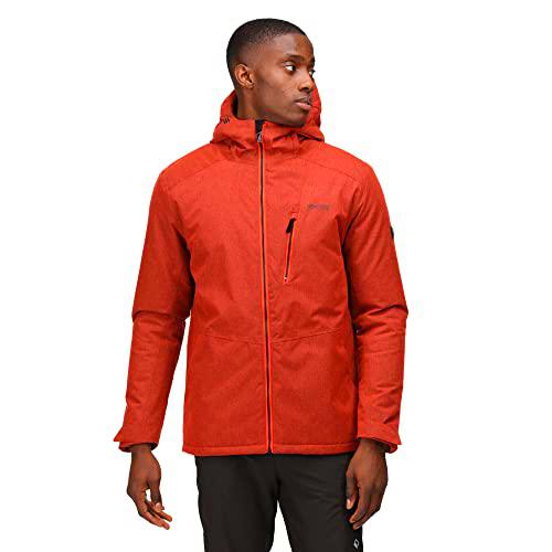 Regatta Chaqueta Highside VI impermeable con capucha con linterna Brite Light para hombre