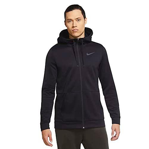 Nike CU6231 M NK TF HD FZ Sweatshirt Mens Black/Dark Grey M