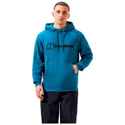 Berghaus Logo Chaqueta Con Capucha para Hombre, Deep Ocean, 2XL