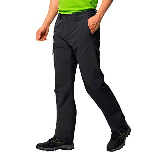 Jack Wolfskin Chilly Track XT Pants Pantalones para Hombre, Negro, 56