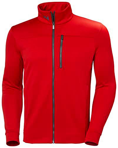 Mens Helly Hansen Crew Fleece Jacket, Rojo, XL