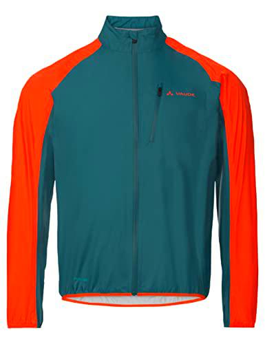 VAUDE Chaqueta para Hombre III, Verde grisáceo, Small