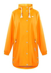 acalmar Chubasquero, Naranja Pastel, M para Mujer