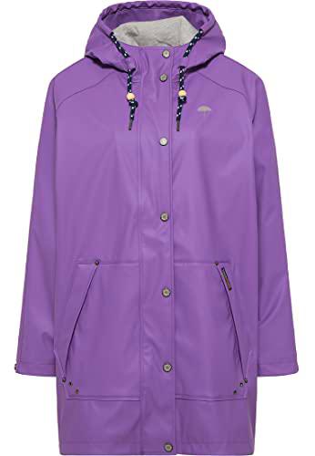 Schmuddelwedda Chubasquero de Gran tamaño, Morado, XS-S Mujeres