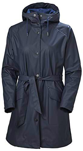 Womens Helly Hansen W Kirkwall II Raincoat, Azul marino, S