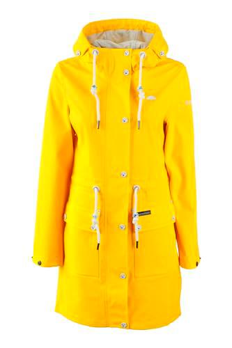 Schmuddelwedda Chubasquero, Amarillo, S para Mujer