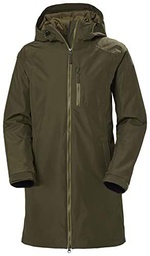 Womens Helly Hansen W Long Belfast Winter Jacket, Verde, M