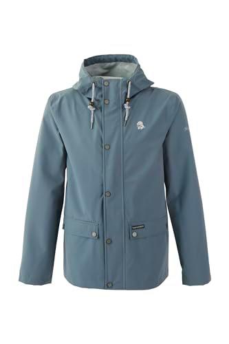 Schmuddelwedda Chubasquero, Azul/Gris, M Hombres