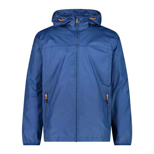 CMP Chaqueta de lluvia para hombre con capucha fija Chaqueta de lluvia para hombre