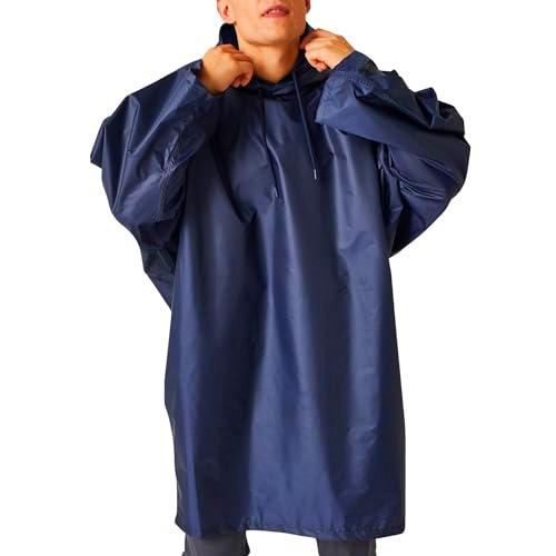 Regatta Mens Fedrik Waterproof Hooded Poncho Impermeable con Capucha