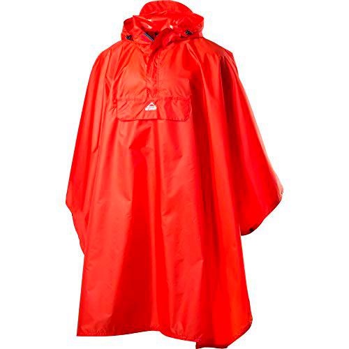 McKINLEY Lambaol II Poncho, Hombre, Rojo, L/XL