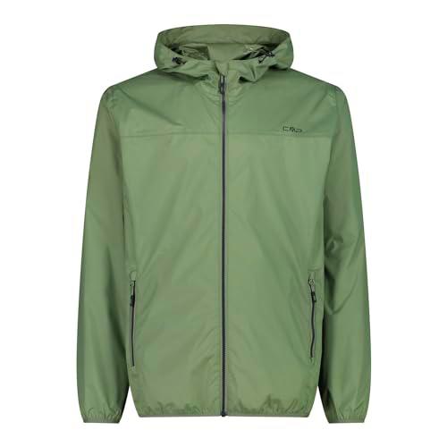 CMP Chaqueta de lluvia para hombre con capucha fija Chaqueta de lluvia para hombre