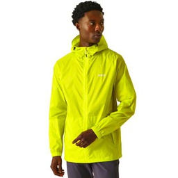 Regatta Chaqueta Impermeable Plegable para Hombre, Lima Citron, L