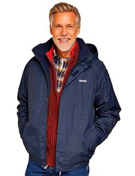 Regatta Niviston-Chaqueta Impermeable con Capucha para Hombre