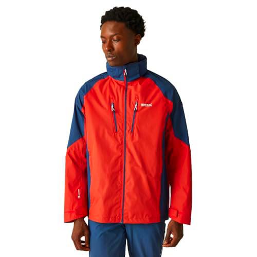 Regatta Men's Waterproof Jacket Calderdale V-Chaqueta Impermeable con Cremallera Completa para Hombre