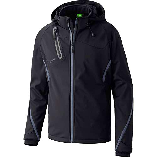 erima Outdoor Basics Chaqueta, Unisex Adulto, Negro/Antracita, S