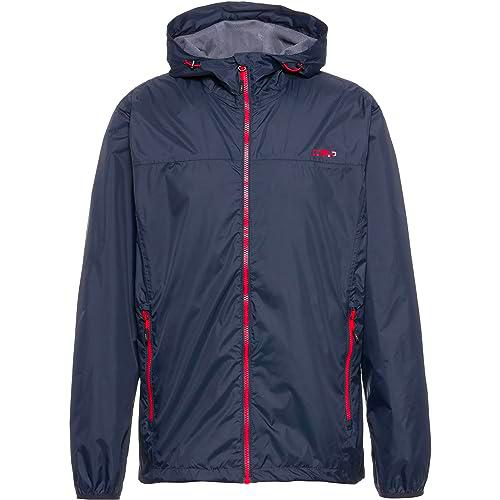 CMP Chaqueta Hombre Rain Fix Capucha, Antracita, 52