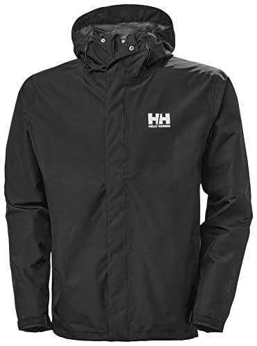 Helly Hansen Hombre Chubasquero Seven J, S, Negro