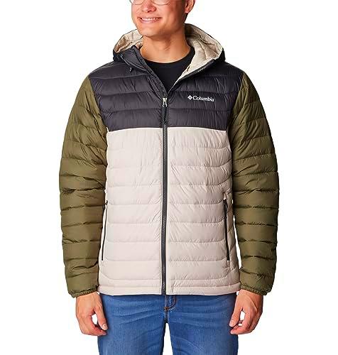 Columbia Powder Lite Hooded Jacket, Chaqueta Acolchada Con Capucha para Hombre