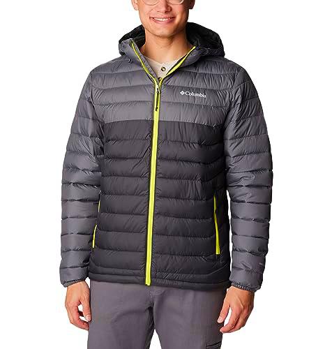 Columbia Powder Lite Hooded Jacket, Chaqueta Acolchada Con Capucha para Hombre