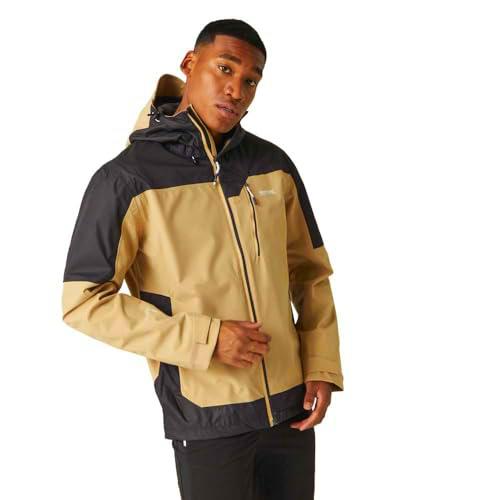 Regatta Men's Waterproof Jacket Highton Stretch III-Chaqueta Impermeable con Cremallera Completa para Hombre