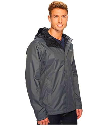 Columbia Wasserdichte II-Jacke Chubasquero, Graphite/Nature's Delight, 4X Hombres