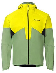 VAUDE Chaqueta Cortavientos Crana para Hombre, Verde Brillante, S