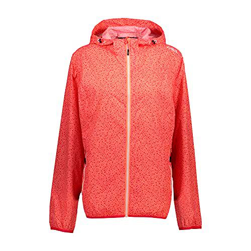 CMP Chaqueta Mujer Rain Fix Capucha, Coral, M