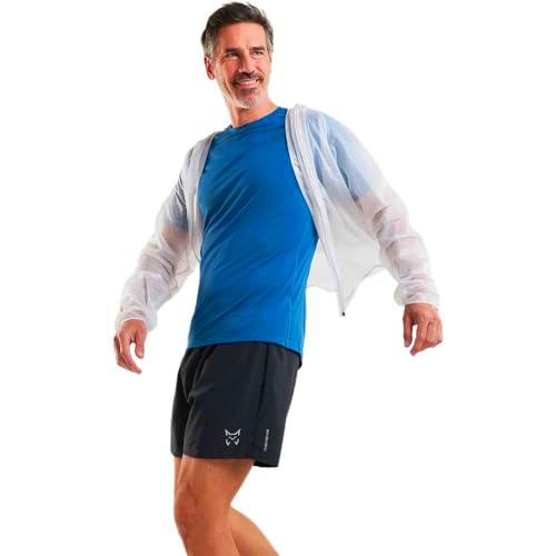 Chubasquero ultraligero con capucha. Ideal para la práctica del running C: BLANCO T: XS