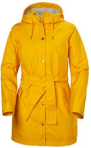 Helly Hansen Mujer Chubasquero Largo Lyness II, M, Amarillo Esencial