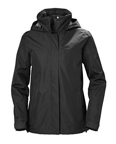 Helly Hansen Mujer Chubasquero Aden, XS, Negro