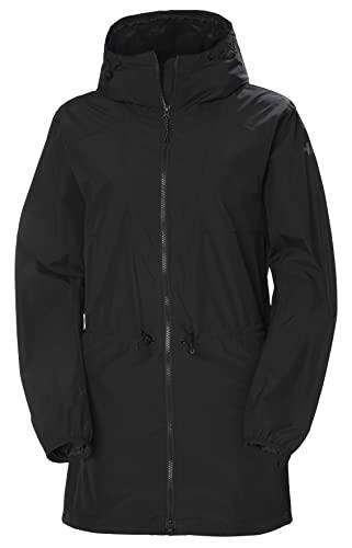 Helly Hansen W Essence Mid Rain Coat Black Womens M