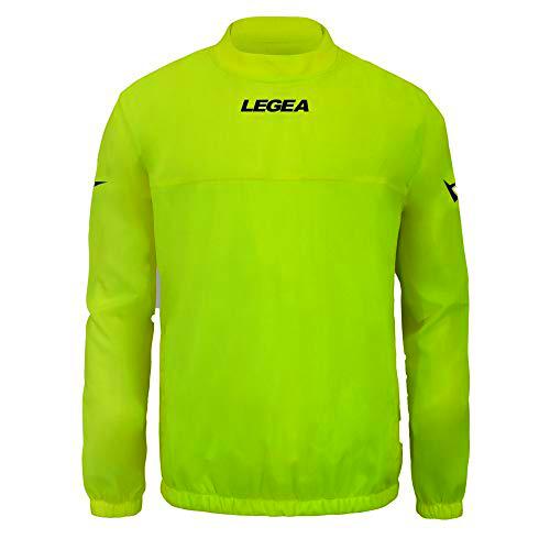 LEGEA Rain Chaqueta DE Lluvia ANDALUCIA, Amarillo, XL Unisex Adulto