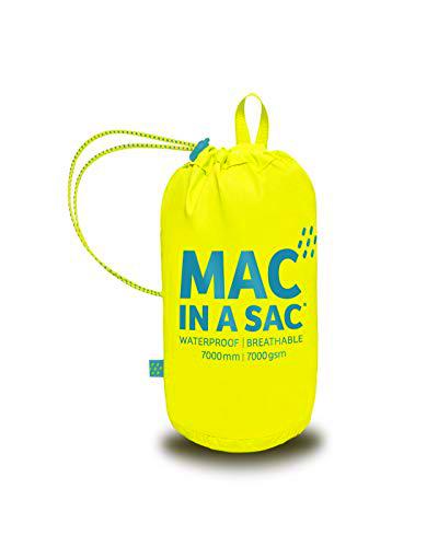 Mac in a Sac 923 NEOYELXXXL - Chubasquero unisex con bolsillo para guardar